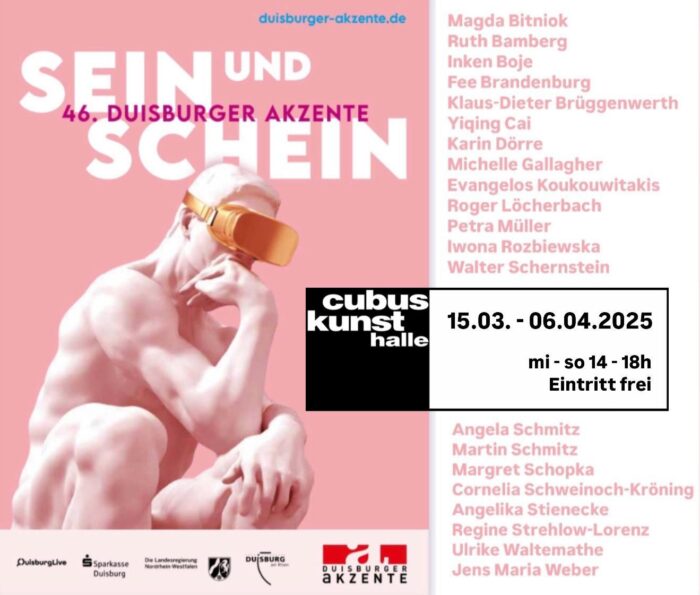 SEIN UND SCHEIN – 46. Duisburger Akzente in der cubus kunsthalle