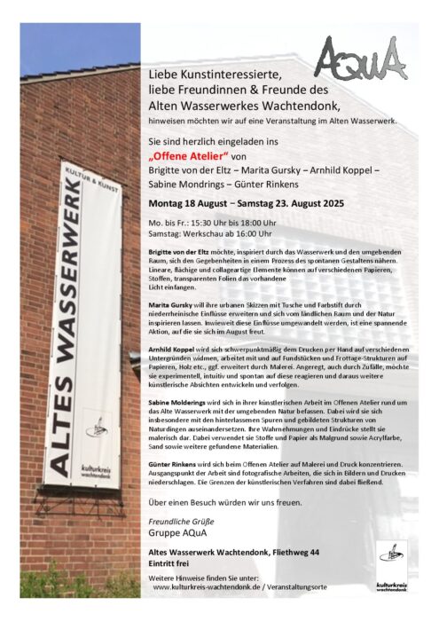 (c) Altes Wasserwerk, Gruppe Aqua